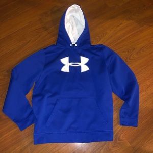 UNDER ARMOUR BLUE/WHITE HOODIE XL